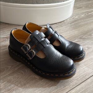 Kids Black Leather Shoes